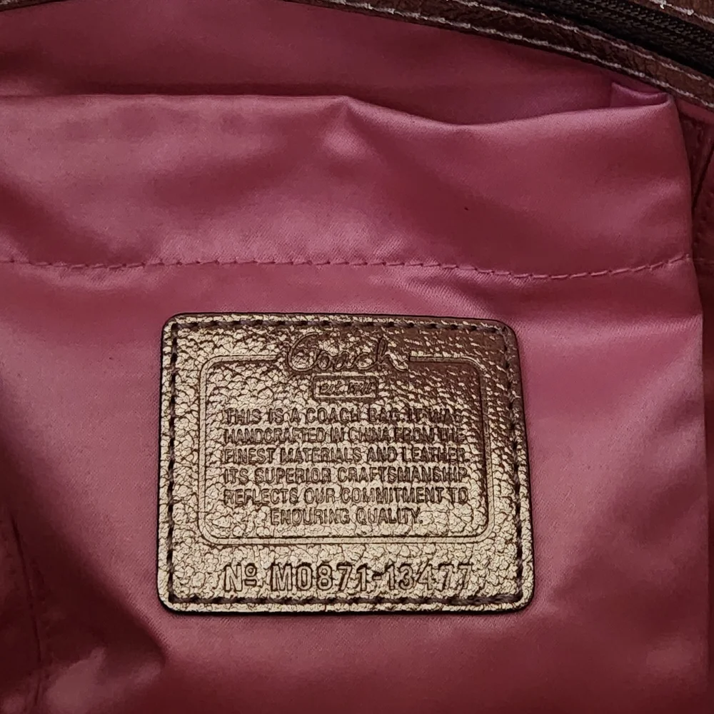 Coach Metallic and Multicolor Satchel - Picture 7 of 16